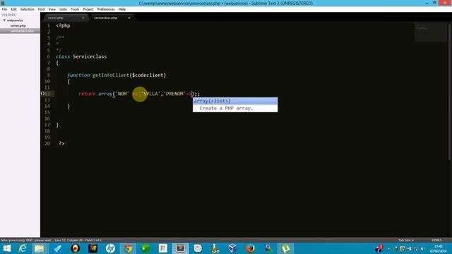 Webservice de type SOAP en PHP avec Zend Framework: la partie Serveur смотреть онлайн