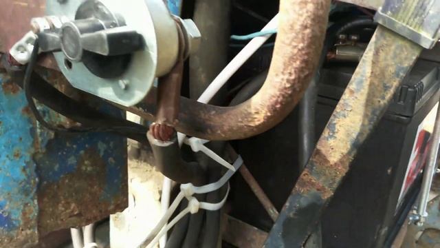 С пускача на стартер 24v