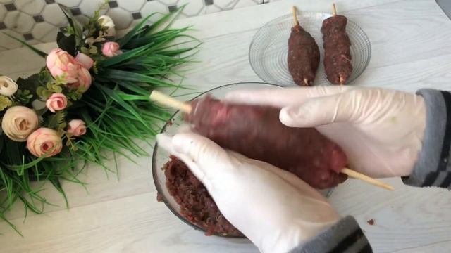 Люля Кебаб на гриле , необычный рецепт. Люля кебаб дайындау. Казакша рецепт смотреть онлайн