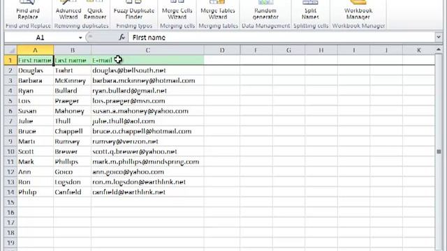 Finding Duplicates in Excel 2010-2003 смотреть онлайн