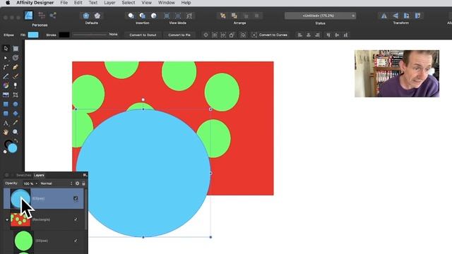 How To Insert Shapes Inside Shapes In Affinity Designer & Create Child Designs смотреть онлайн