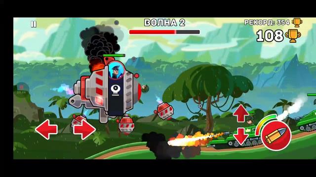 играю за босса в игре Hills of Steel. смотреть онлайн