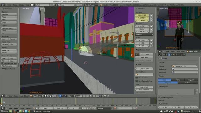Blender Quick Tip - Using Camera Markers смотреть онлайн