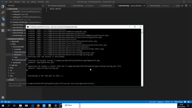 TUTO 1 SYMFONY 3 : Création Site Annonce , Bundle, Entity, Crud v - fr смотреть онлайн