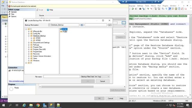 Step-by-Step Guide: Restoring SQL Database Backup (.bak) Files in SQL Server 2022 смотреть онлайн