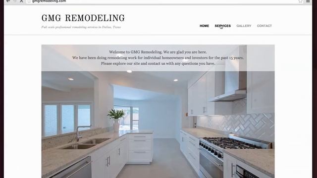 GMGRemodeling.com Responsive WordPress Website Example in Dallas, Texas by Hooked On Code смотреть онлайн