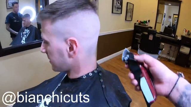 HAIRCUT TUTORIAL POV #6 (high skin fade faux hawk) смотреть онлайн