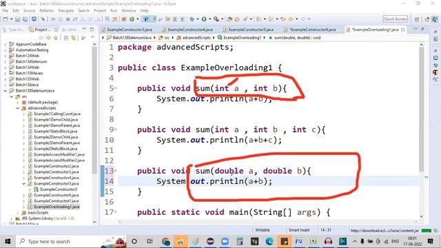 Method Overloading || Java Tutorial for Beginners in Telugu смотреть онлайн