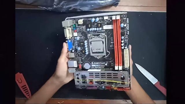 #Unboxing Mother Board H61 Biostar + Core i3 2120 смотреть онлайн