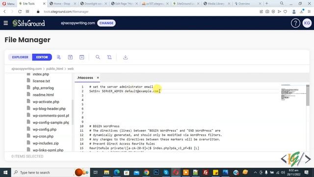 How to Set the Email Address for the Server Administrator using Htaccess in Website смотреть онлайн
