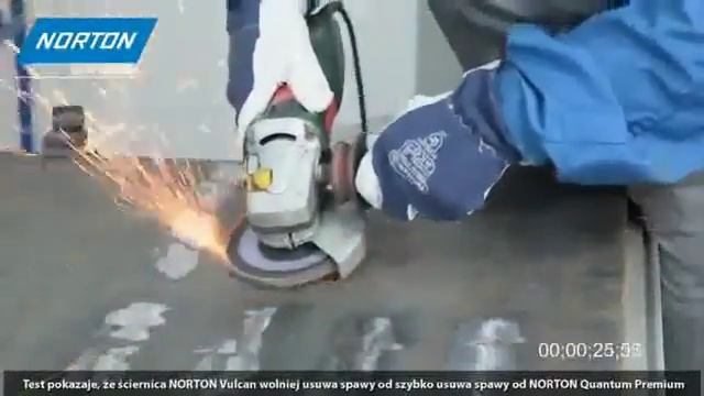 Тестирование новых лепестковых дисков 125*22,23 Norton Quantum vs Norton Vulcan смотреть онлайн