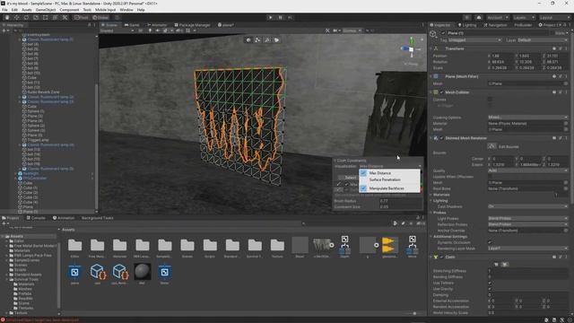 Как сделать ТКАНЬ в Unity 3D смотреть онлайн