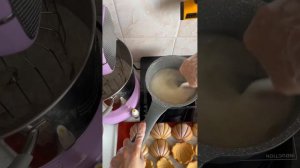 Рецепт Бананового🍌 Зефира с орехами, варёной сгущенкой и украшение ракушек🐚🐳🌊