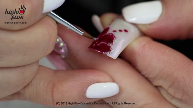 Рисунки на ногтях гель лаком High Five "Вдохновение" смотреть онлайн