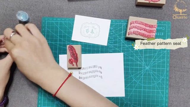 Qiuerte Decorative Stamps for DIY Scrapbooking Letter Cards смотреть онлайн