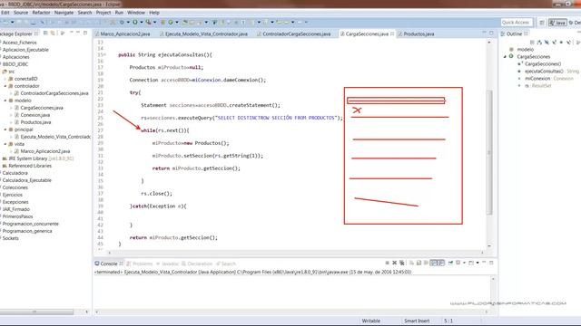 Curso Java. Acceso a BBDD JDBC XIII Modelo Vista Controlador IV. Vídeo 213 смотреть онлайн