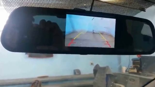 камера заднего вида с монитором в зеркале заднего купить в смотреть онлайн