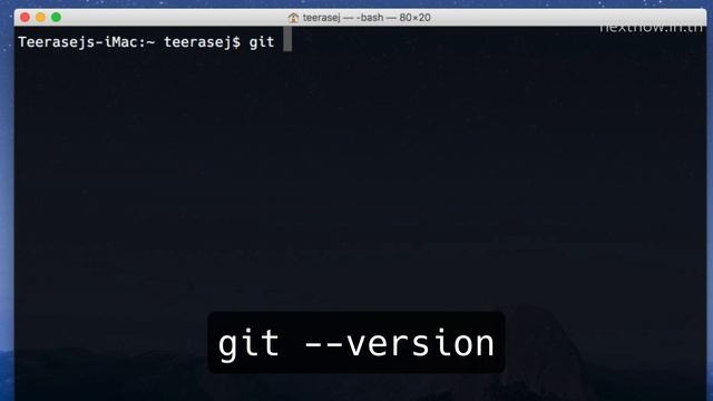 วิธีติดตั้ง Git บนเครื่องแมค OS X และ macOS - เรียน JavaScript ES6 смотреть онлайн