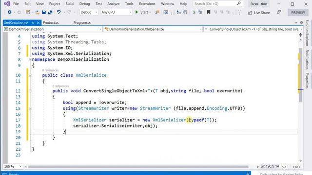 How to convert objects to XML in C# (Code) | Xml serialization and deserialization смотреть онлайн