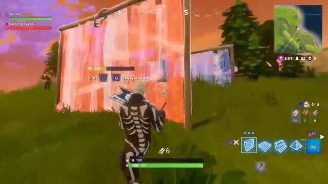 how to kill 2 people with only a trap | Fortnite Battle Royale смотреть онлайн