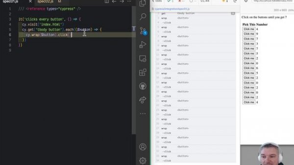 Iterate Over Table Rows And Click A Button In Each Row Using cy.each Command