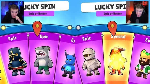 CORAL'S LUCKIEST SPINS EVER IN STUMBLE GUYS! смотреть онлайн