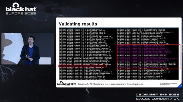 Searching for RPC Functions to Coerce Authentications in Microsoft Protocols смотреть онлайн