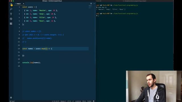 The Map Function - Functional Programming in JavaScript (Ep. 1) смотреть онлайн