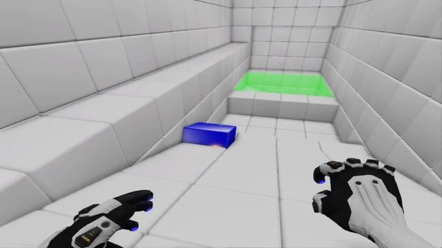 Q.U.B.E - прохождение логической игры #1 смотреть онлайн