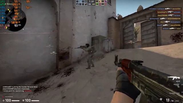 GT 730 | CSGO 2022 - 720p Competitive Settings | Core i5 3470 | 8GB RAM смотреть онлайн