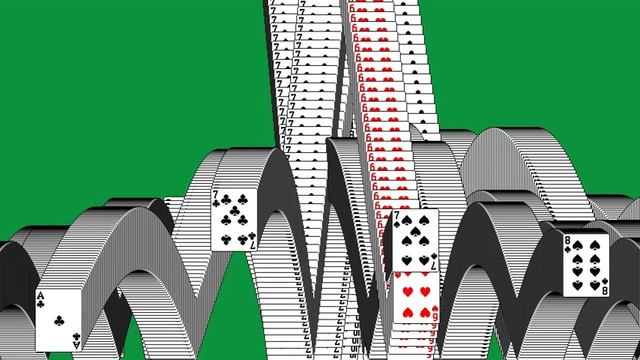 One Hour of Solitaire Cards Bouncing | 4K @ 60FPS смотреть онлайн