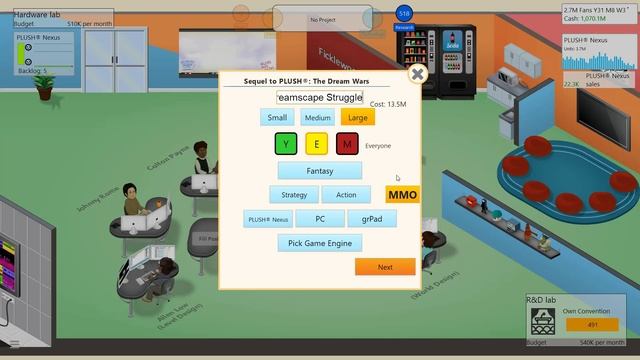 Game Dev Tycoon Strategy & Tactics 20: The MMO смотреть онлайн