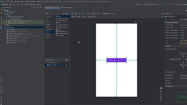 Экспорт приложения из Unity в Android Studio смотреть онлайн