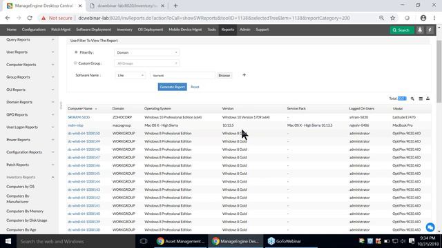 ManageEngine Desktop Central Asset Management Free Training