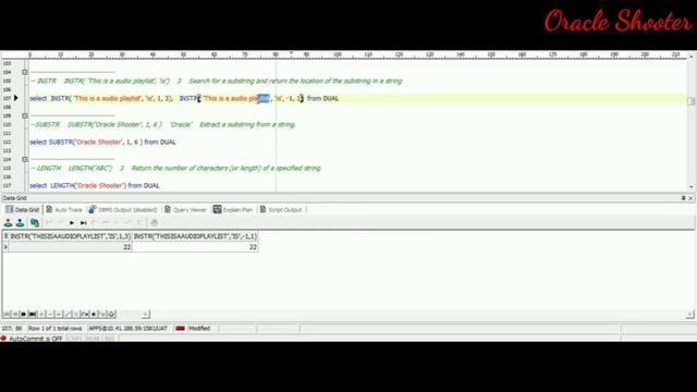String Type Sql Functions in Oracle, String type Single row Functions in SQL смотреть онлайн
