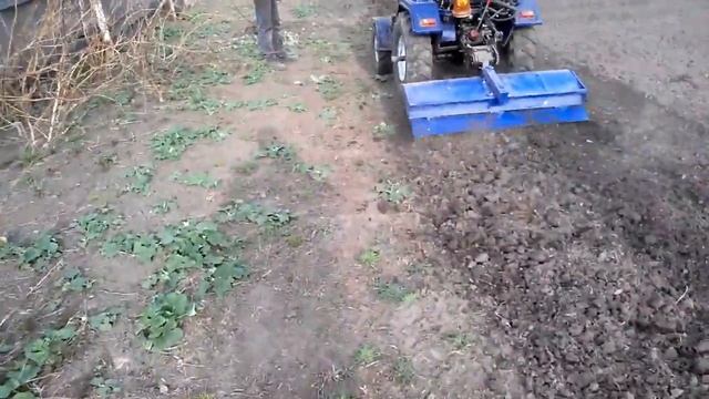Минитрактор "Русич",пробное фрезерование. смотреть онлайн