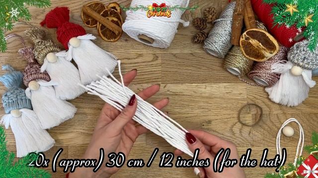 Crafting Christmas Magic: 3 Gnomes Macrame Ornaments Tutorial. DIY Decorations ??❄️?♂️ смотреть онлайн