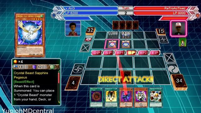 Yu-Gi-Oh - MD (Millennium Duels) Dark Gaia OTK Deck Gameplay смотреть онлайн