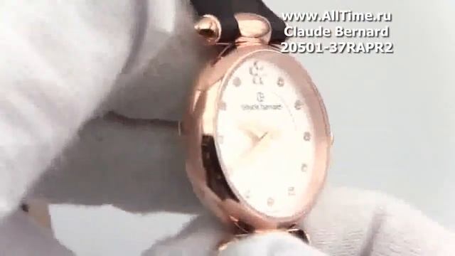Обзор. Женские наручные часы Claude Bernard 20501-37RAPR2 смотреть онлайн