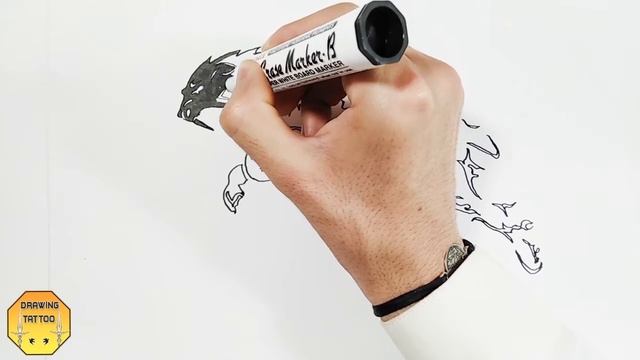 Tribal Leopard Tattoo Drawing [ Awesome tattoo drawing смотреть онлайн
