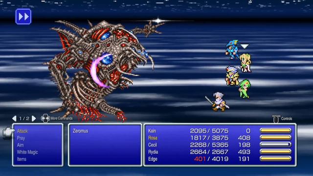 Zeromus - Final Boss - Final Battle - FFIV Pixel Remastered смотреть онлайн