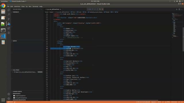 How to fix caught TypeError: Cannot read properties of undefined (reading 'mData') #howto #solutio смотреть онлайн