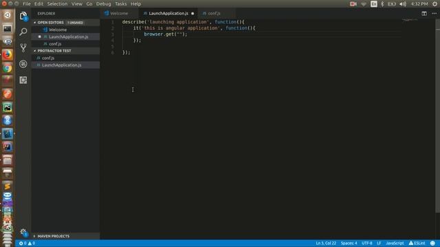 Free Protractor Training - How to Launch Angular Application смотреть онлайн