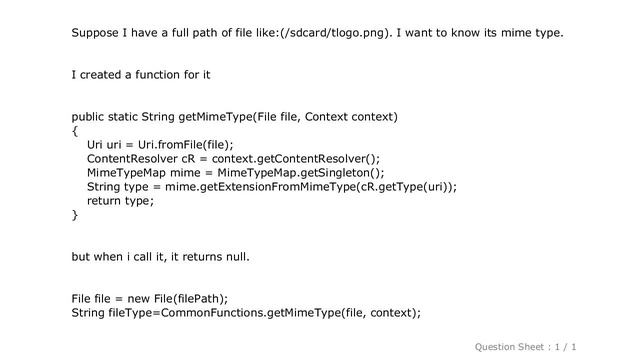 Android : How to determine MIME type of file in android? смотреть онлайн