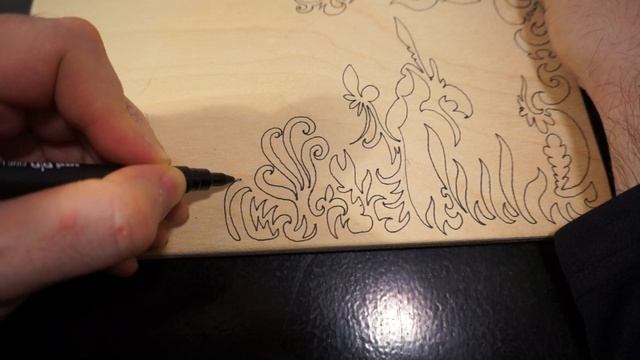 Графика на разделочной доске! Graphics on the cutting Board! смотреть онлайн