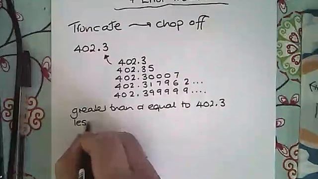 Truncating numbers and Error Intervals смотреть онлайн