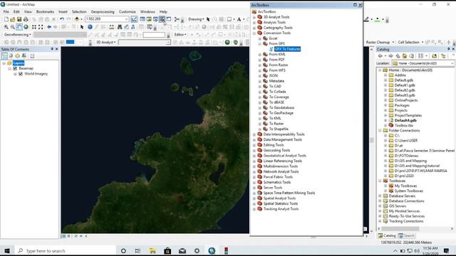 How to Import Data GPS In ArcGis смотреть онлайн
