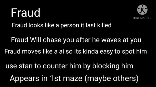 Identity Fraud Monsters Guide Roblox смотреть онлайн