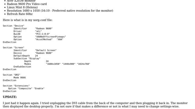 Input not supported message when monitor is powered off then back on смотреть онлайн