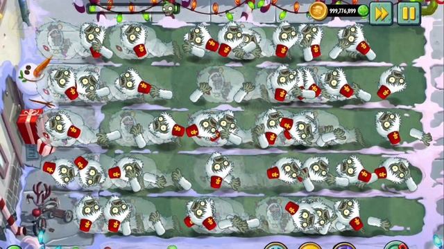 Pvz 2 Plant Mastery Vs 40 Treasure Yeti 70000 Health !! Plants Vs. Zombies 2 смотреть онлайн